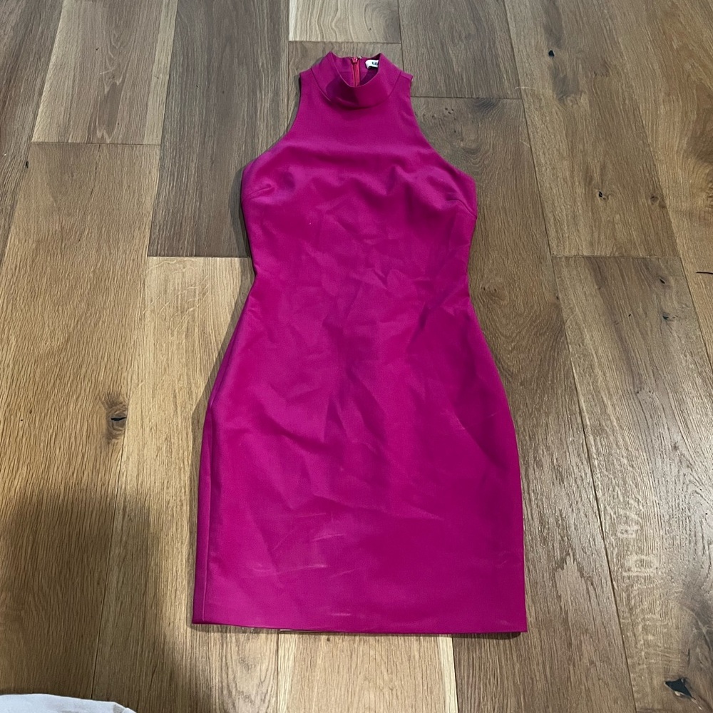 Elizabeth and James high neck pink mini Dress